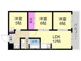 桂川ロイヤルハイツ【2階】の間取り