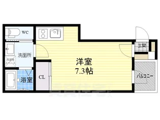ハーモニーテラス歌島5【1階】の間取り