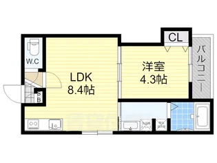 ピーノ【1階】の間取り