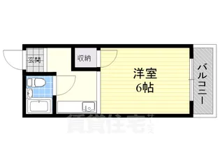 ハイツタキダニ【3階】の間取り