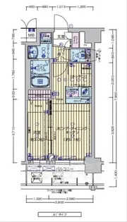 プレサンスTHE KYOTO 澄華【1階】の間取り