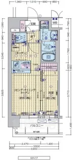 プレサンスTHE KYOTO 粋都【1階】の間取り