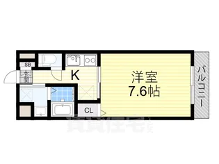 プレッツァ新大阪【9階】の間取り