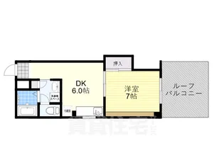 ハウス陽新【201号室】の間取り