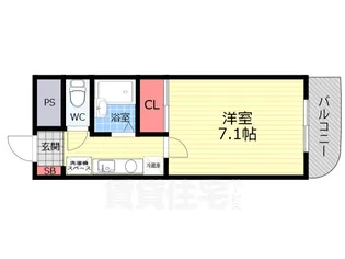 ドラル西院【3階】の間取り