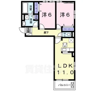 ルミライズ【1階】の間取り