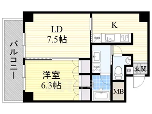 TACHIBANA BOX24【6階】の間取り
