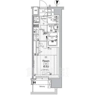 メイクス矢場町【11階】の間取り
