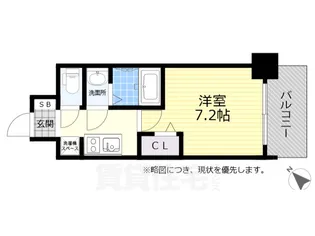 アドバンス名古屋モクシー【2階】の間取り