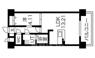 Primal千種luno(旧GRANDUKE新栄luno)【8階】の間取り