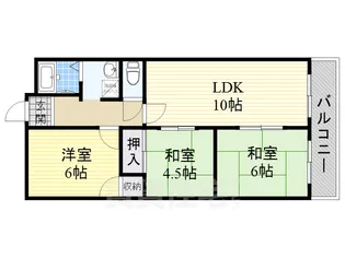 ウィスタリア【3階】の間取り