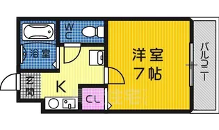 大阪府堺市北区黒土町【マンション】の間取り