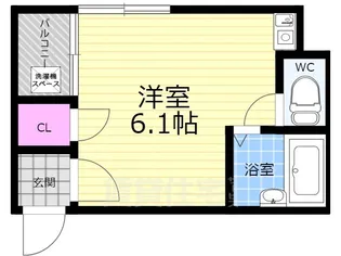 ポータリーたむら【2階】の間取り