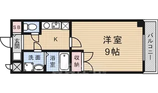 プリミエールアンリー【3階】の間取り