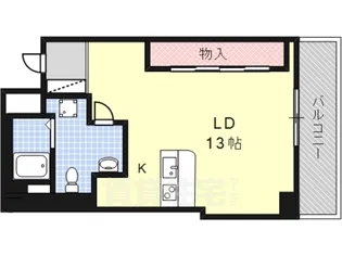 Life inn 桜山 西館【5階】の間取り