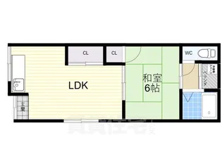 旭ヶ丘南住宅【2階】の間取り