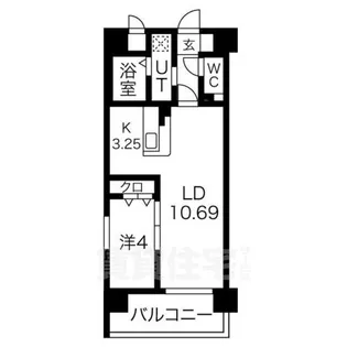 Primal千種luno(旧GRANDUKE新栄luno)【2階】の間取り