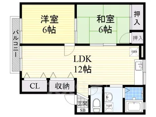グリーンセゾン【1階】の間取り