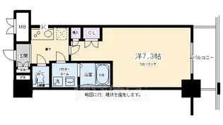 エスリード烏丸五条駅前【6階】の間取り