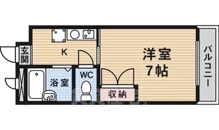 Racross桃山【1階】の間取り