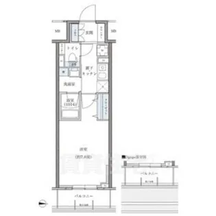 パークアクシス新栄【6階】の間取り