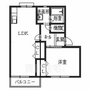 エクセル青垣C【2階】の間取り