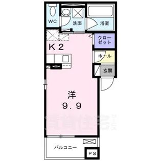カルバス ヴィラージュ【2階】の間取り