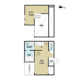フルレ【2階】の間取り