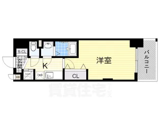Luxe新大阪α【8階】の間取り