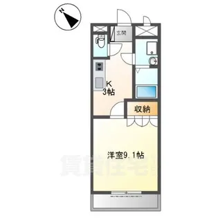 アーバン平針【1階】の間取り
