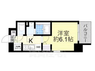エスリード新大阪グランゲートサウス【6階】の間取り