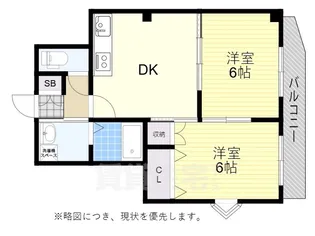 シマダコーポレーション【3階】の間取り