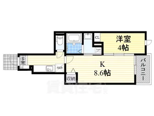 クリスタルガーデン カラー【1階】の間取り