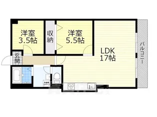 ネオハイツ新大阪【2階】の間取り