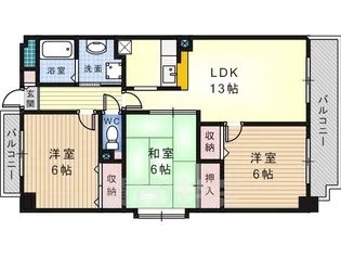 SALVE(サルウェー)【101号室】の間取り