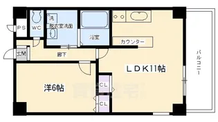 パストラーレ城南【3階】の間取り