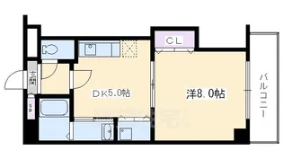 グランレブリー新町【5階】の間取り