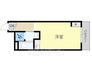 シャトー都島【4階】の間取り