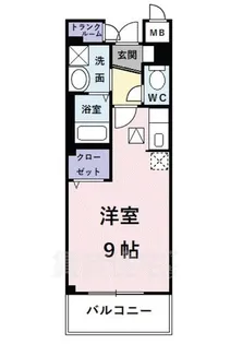 大阪府堺市北区北花田町2丁【マンション】の間取り