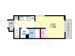 エスリード京都梅小路アヴェニテ【6階】の間取り