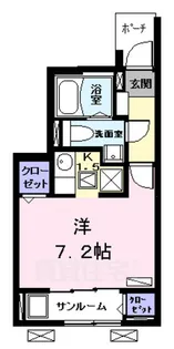 エレガンス牛立【1階】の間取り