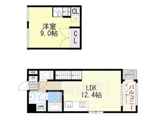 クロスメゾン【1階】の間取り