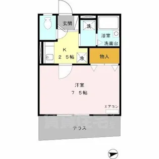 駒井ハイツ【1階】の間取り
