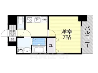 1Kの間取り画像