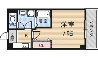 メゾンMINORU(ミノル)【2階】の間取り