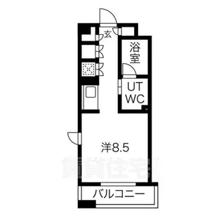 白川公園パークマンション(旧アーク白川公園パークマンション)【8階】の間取り