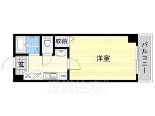 エスコート桑津【7階】の間取り