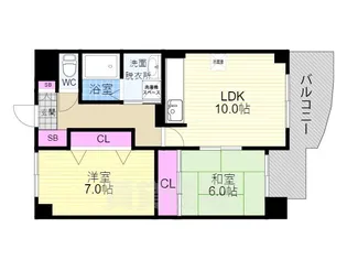 メゾンパーマネンス【3階】の間取り