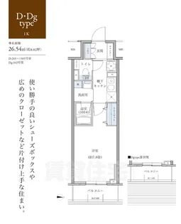 パークアクシス新栄【2階】の間取り