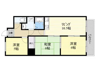 橘屋ビル AMDE【4階】の間取り